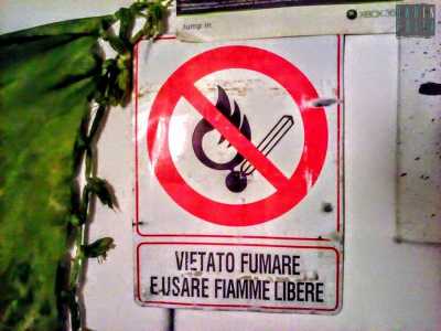 Nella refurtiva ci sono anche cartelli che potrebbero salvare delle vite...